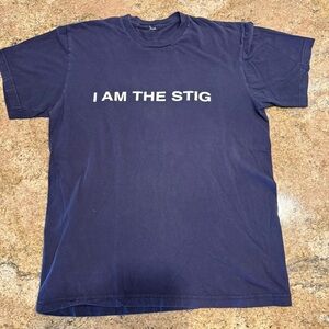 Top Gear I Am The Stig T Shirt BBC Racing Graphic Tee Mens Small